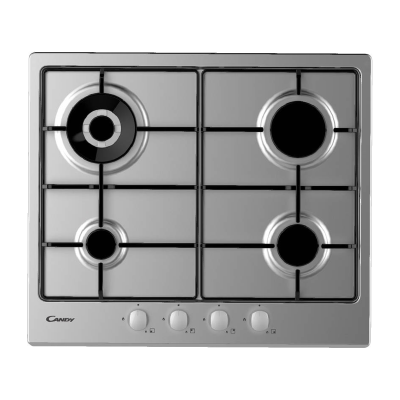 Candy Gas Hob CHW6BR4WX 4000W Stainless Steel