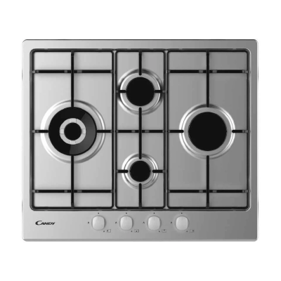 Candy Gas Hob CHW6D4WX 2500W Stainless Steel