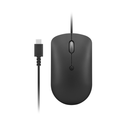 Lenovo Optical Mouse 400 USB-C Compact 2400DPI Black