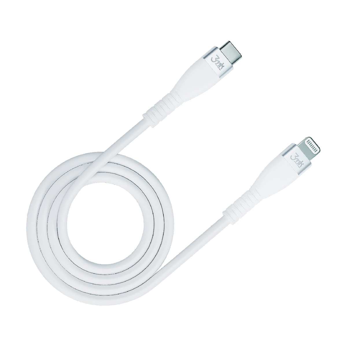 USBC to Lightning Cable 3MK Hyper Silicone 2M 20W Black