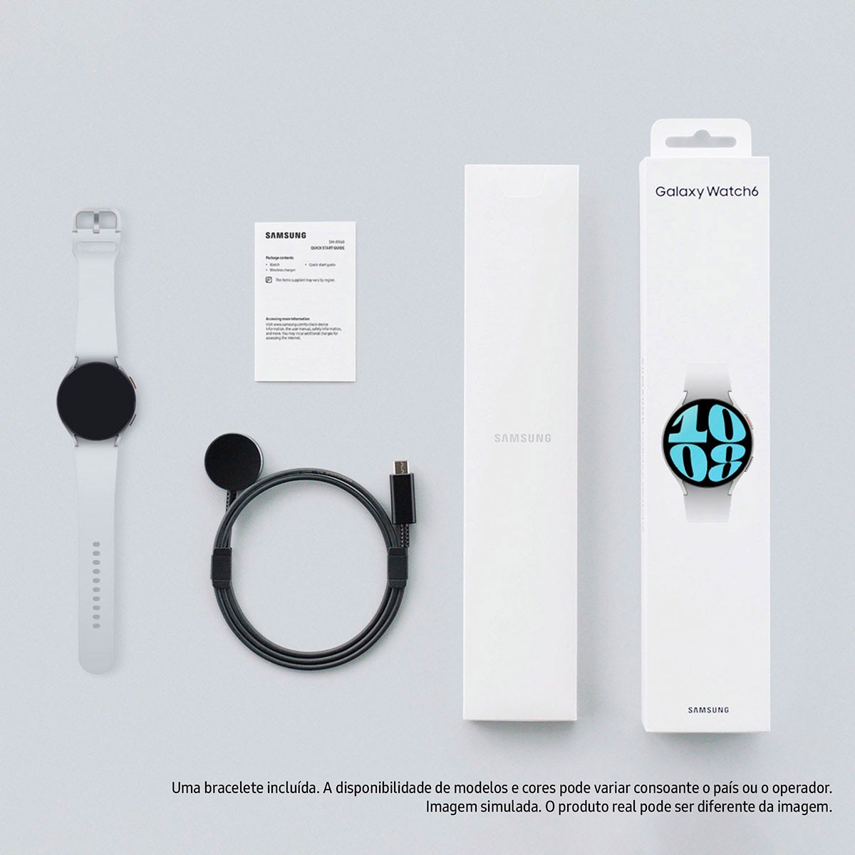 Smartwatch Samsung Galaxy Watch 44mm Cinza