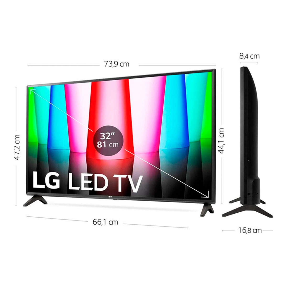 TV LG 32LQ570B6LA SmartTV 32 LED HD Ready