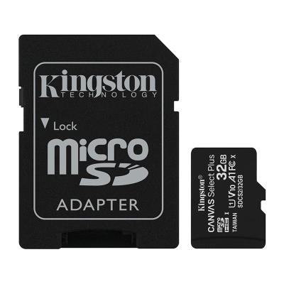 Cartão Memória Kingston Canvas Select Plus C10 microSDHC 32GB c/Adaptador