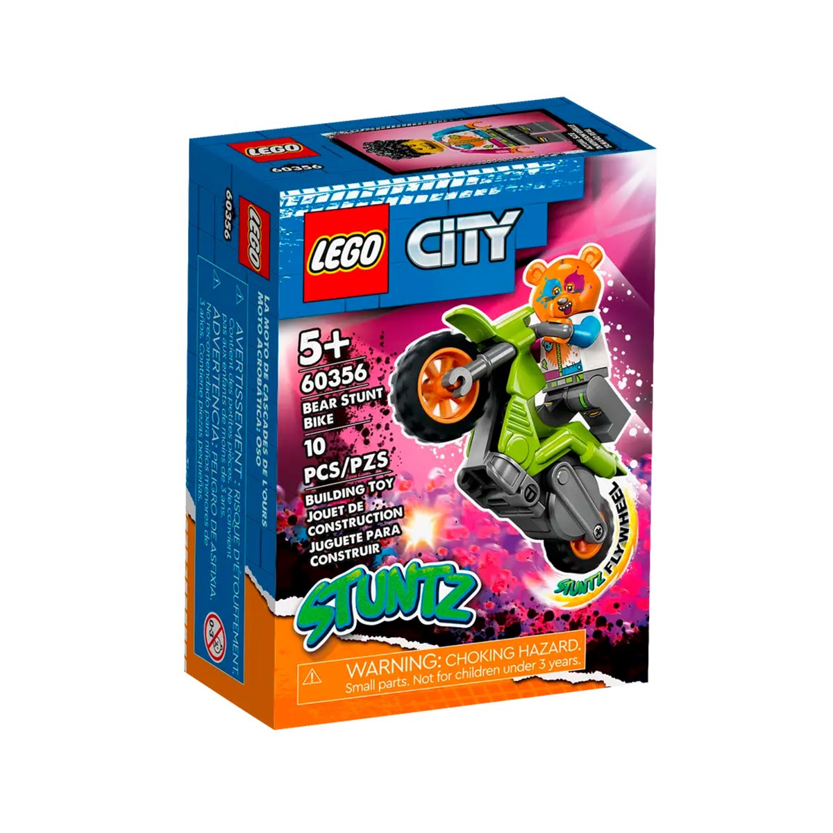LEGO City Bear Stunt Bike - 60356