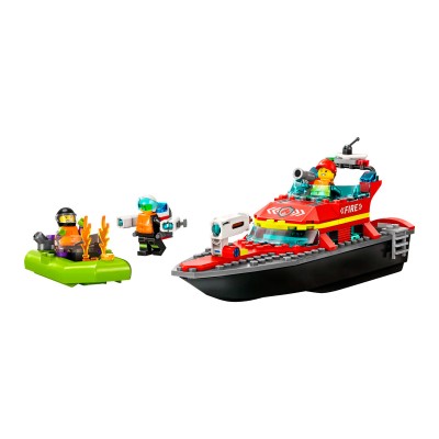 Bateau de sauvetage des pompiers de LEGO City - 60373