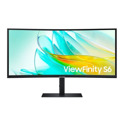 Samsung ViewFinity S6 S34C652UAU 34" 100 Hz UWQHD Black Curved Monitor