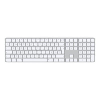 Apple Keyboard MK2C3PO/A Magic Keyboard Touch ID Numeric Bluetooth I White Keys - Portuguese
