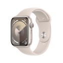 Apple Watch Series 9 GPS 45mm Aluminum w/ Sport Band White  M/L