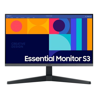 Monitor Samsung Essential S3 S24C330GAU 24" 100Hz FHD Preto