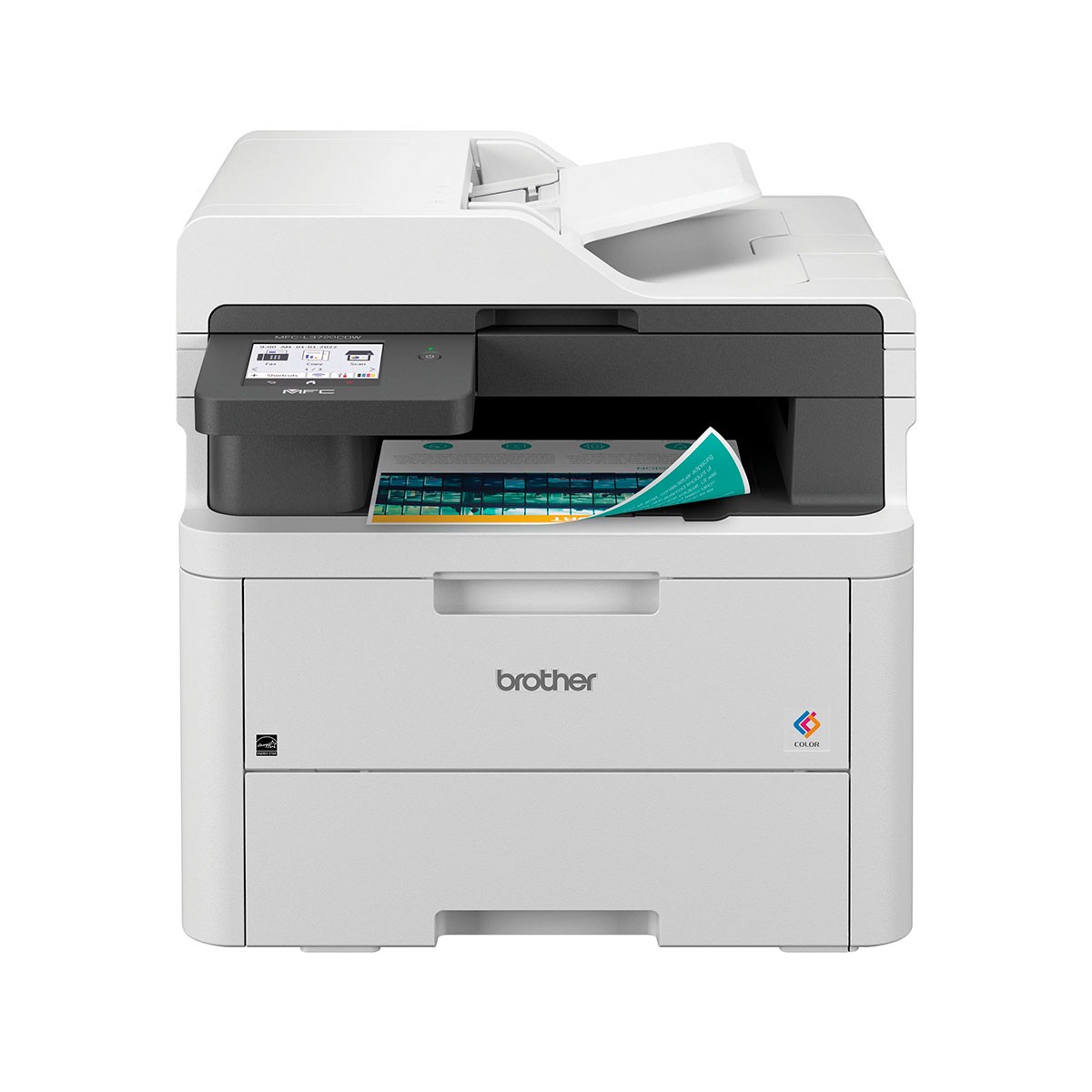 Multifunction Laser Printer Color Brother MFCL3740CDW WiFi/Duplex White
