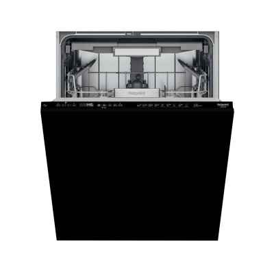 Dishwasher Hotpoint H7IHP40L 15 Conjuntos Black