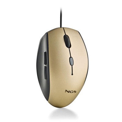 NGS Moth Ergonomic Mouse 1600 DPI Gold