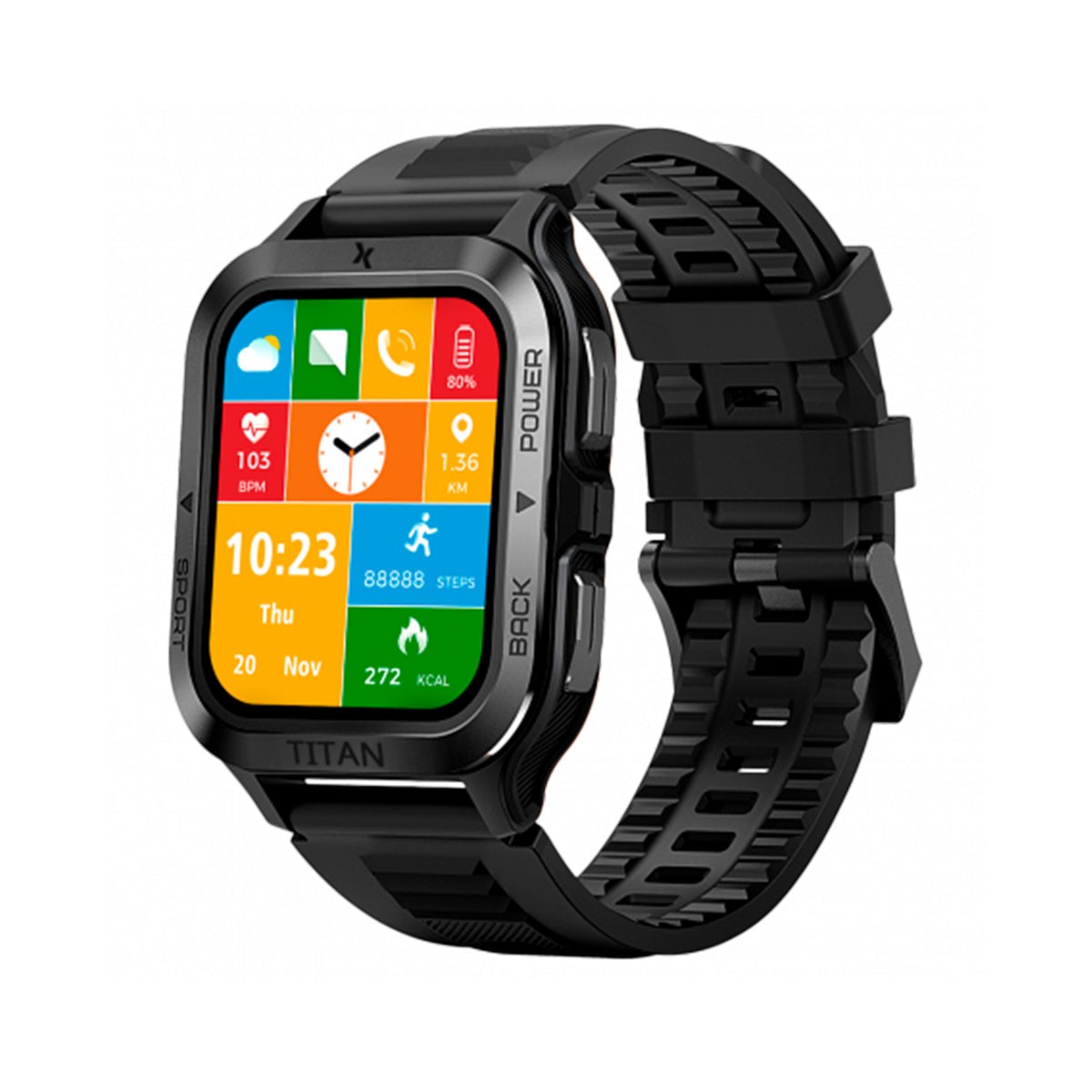 Smartwatch FW67 Titan Pro Graphite