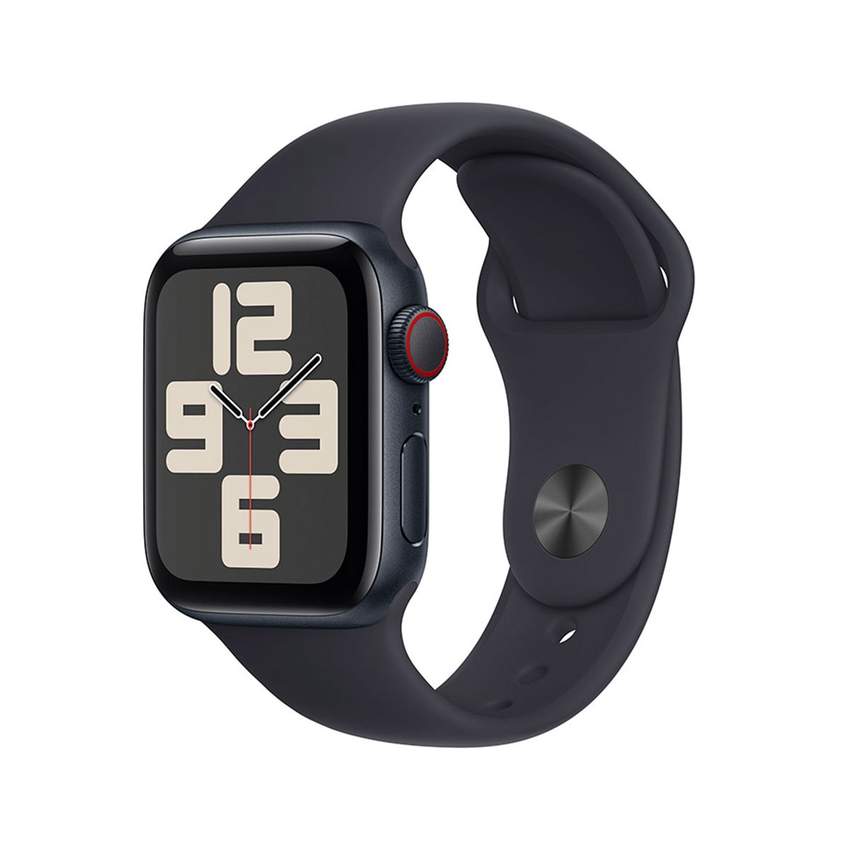 Apple Watch SE 2rd Generation GPS + Cellular 40mm Aluminum w/ Black Sport Band S/M