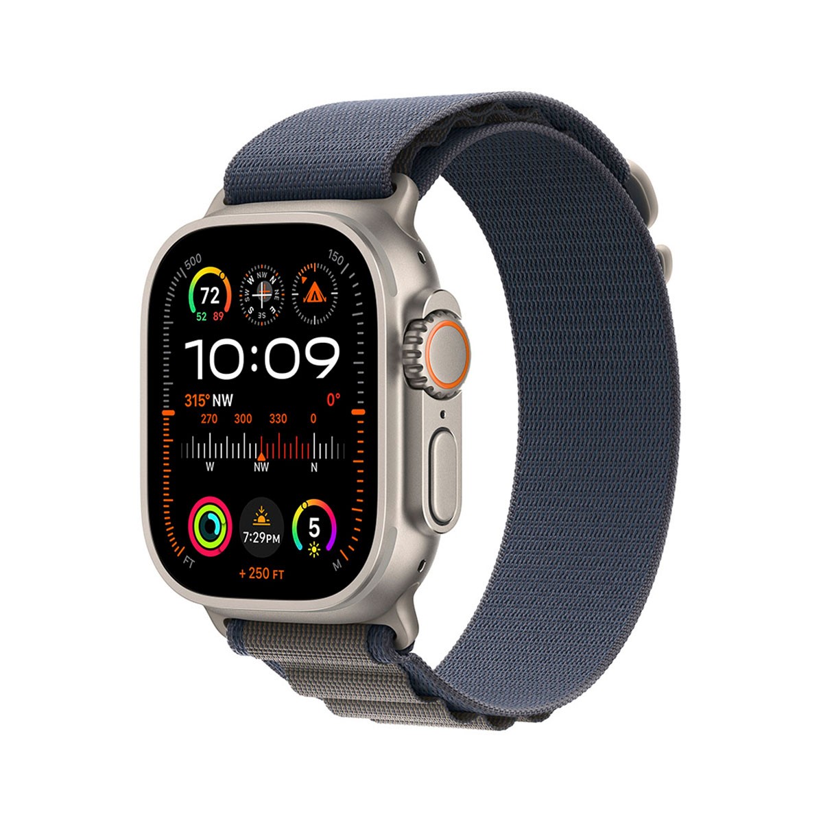 Apple Watch Ultra 2 GPS + Cellular 49mm Titanium w/ Alpine Blue Loop Bracelet M