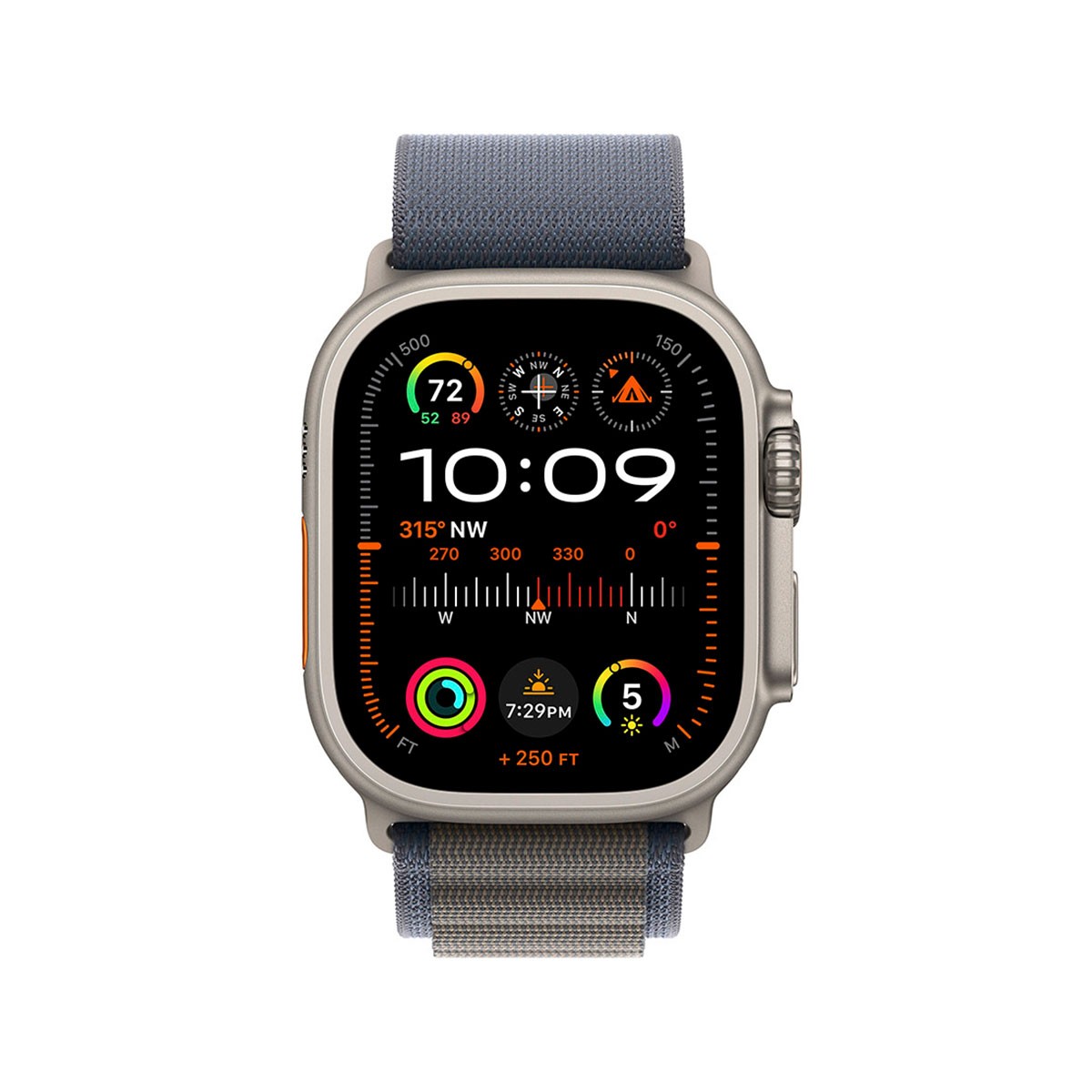 Apple Watch Ultra 2 GPS + Cellular 49mm Titanium w/ Alpine Blue Loop Bracelet M