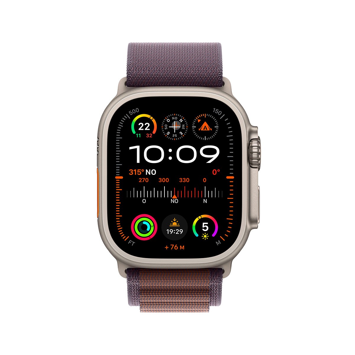 Apple Watch Ultra 2 GPS + Cellular 49mm Titanium w/ Alpine Purple Loop Bracelet L
