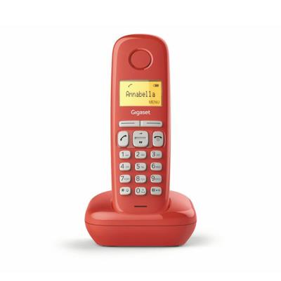 Telefone Fixo Sem Fios Gigaset A170 Vermelho