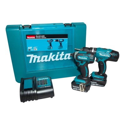 Set Makita DLX2142S Berbequim Aparafusadora 18V 2x3.0Ah Blue