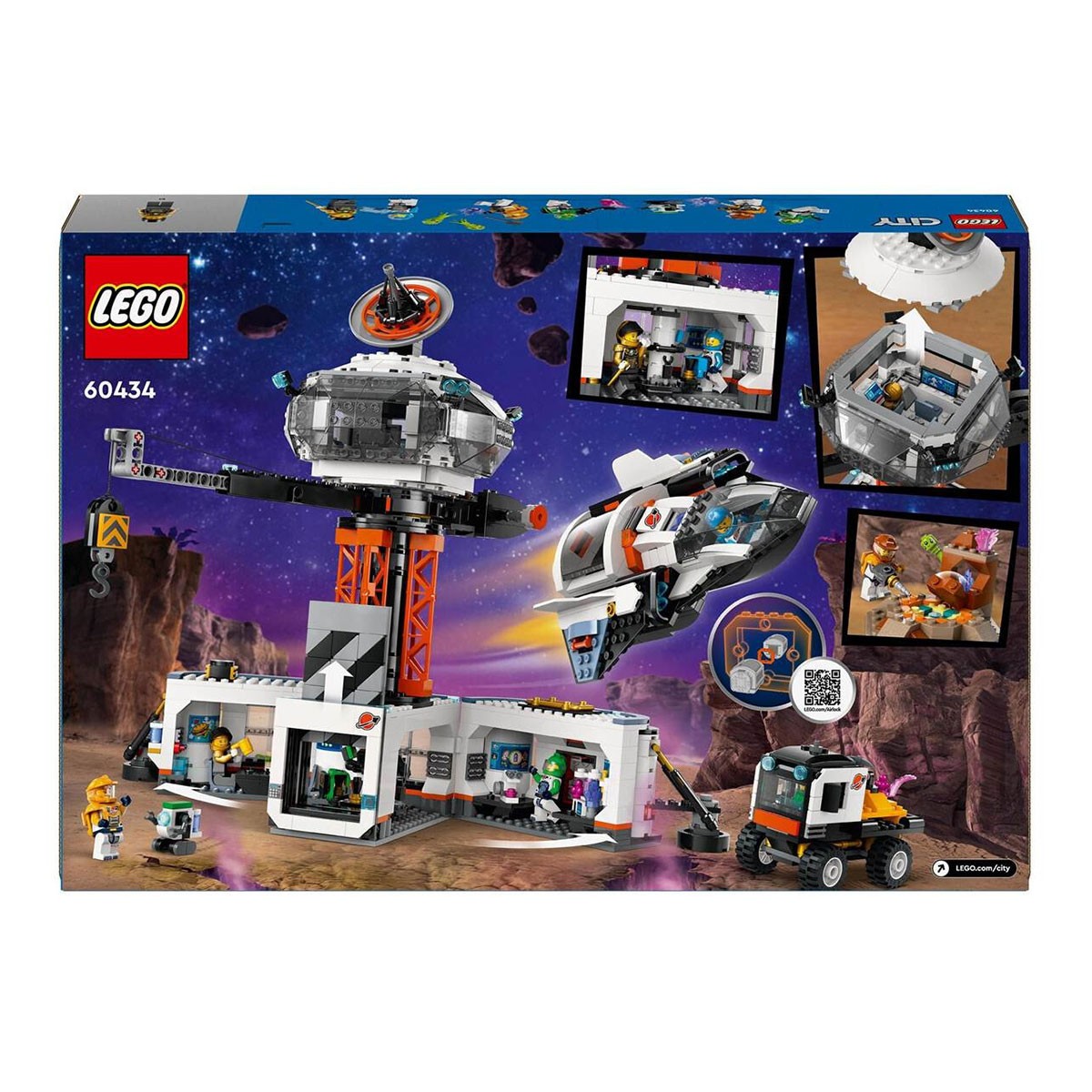 LEGO City Space Base and Rocket Launch Platform 60434