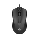 Ratón HP 100 6VY96AA 1600 DPI Negro