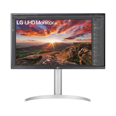 Monitor LG 27" 27UP85NP-W 4K UHD Cinza