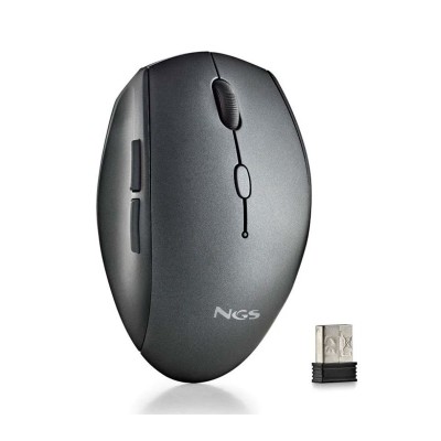 Wireless Mouse NGS Bee Black 1600 DPI