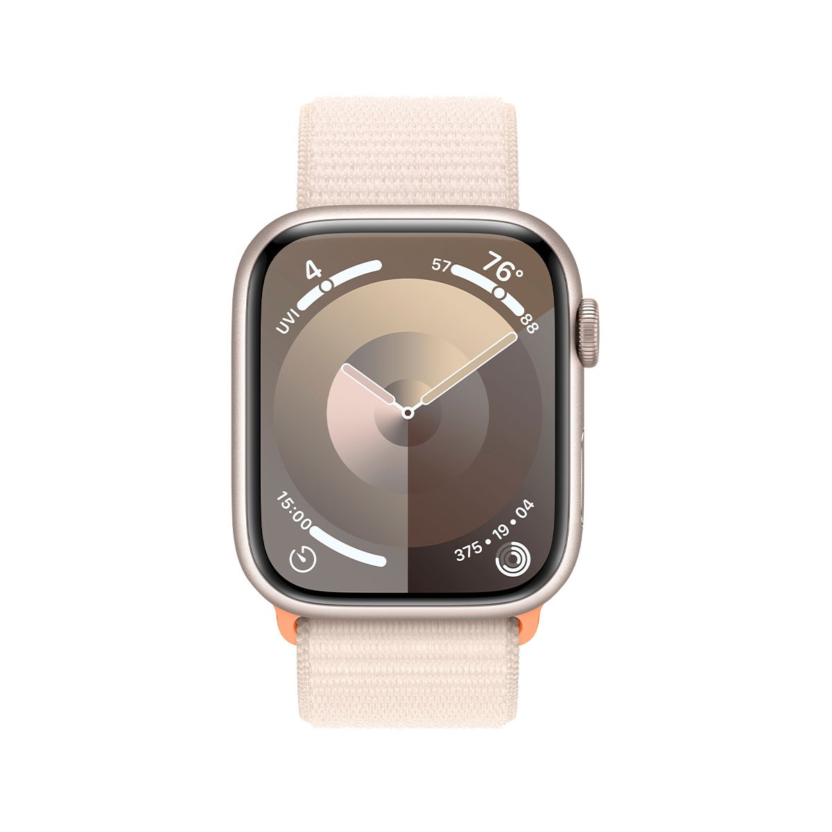 Apple Watch Series 9 GPS + Celular 41mm Alumínio c/ Bracelete Desportiva Loop Branco