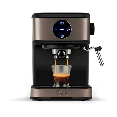 Black & Decker BXCO850E 850W 20 Bar Black Espresso Coffee Machine