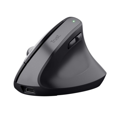 Wireless Ergonomic Mouse Trust Bayo+ 2400 DPI Black