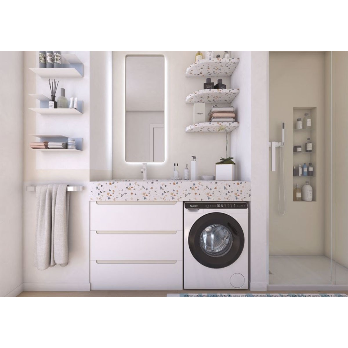 Candy Washing Machine CW50BP12307S 5Kg 1200RPM White