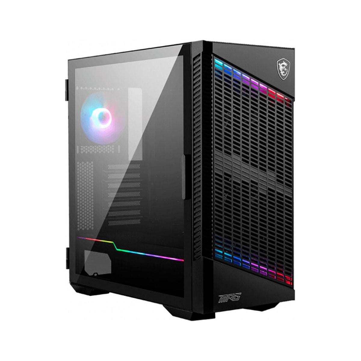 MSI MPG Velox 100P Airflow ATX 2X USB3.2 RGB Black case