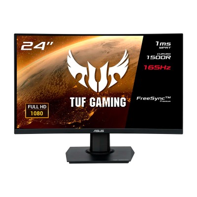 Monitor Curvo Asus TUF Gaming VG24VQE 23.6" VA FHD 165Hz Preto