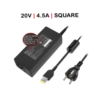 Compatible Charger Lenovo 20V 4.5A 90W Square Type