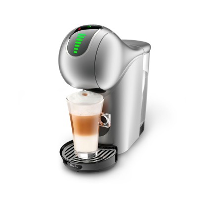 Inglês: Krups KP-440E Genio S Silver Coffee Machine