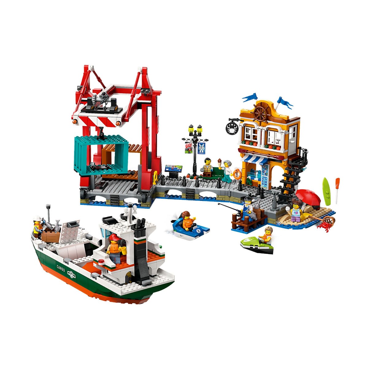 LEGO City Seaport with Cargo Ship 60422