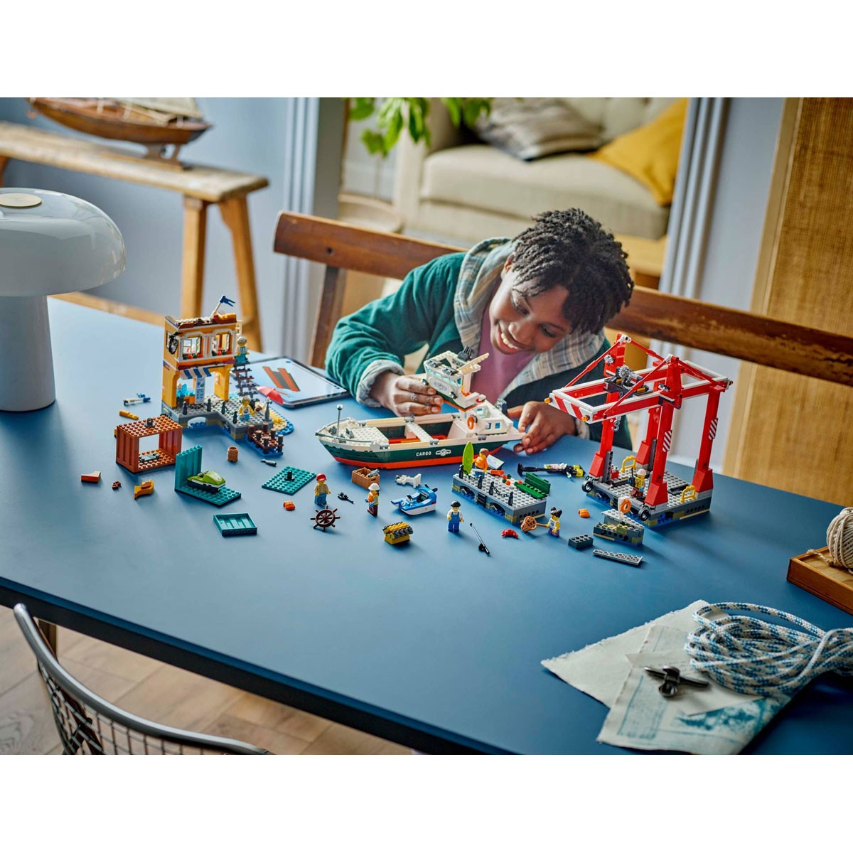 Lego Set Lego City Cargo Ship Ocean Exploration Cargo Boat Lego