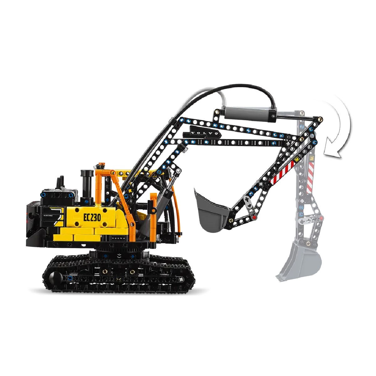 LEGO Technic Volvo FMX Truck and Electric Excavator EC230 42175