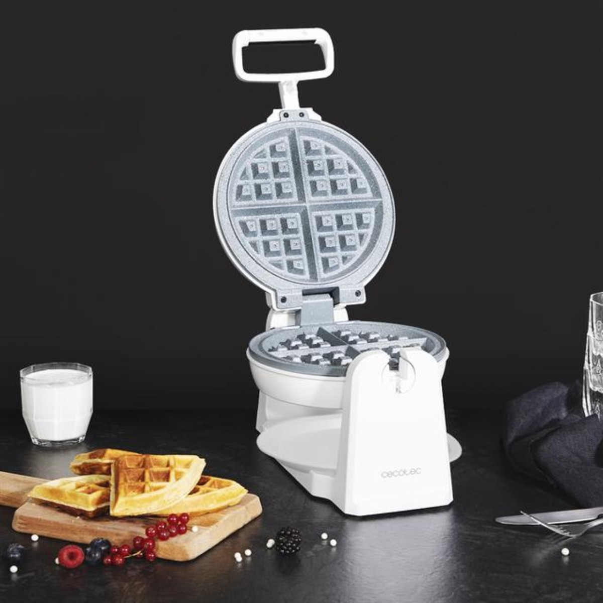 Waffle Maker Gofres En Gofrera VEVOR Gofrera Máquina De Gofre De
