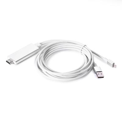 Cabo Dados Lightning para HDMI 2m Branco (A5-04B)