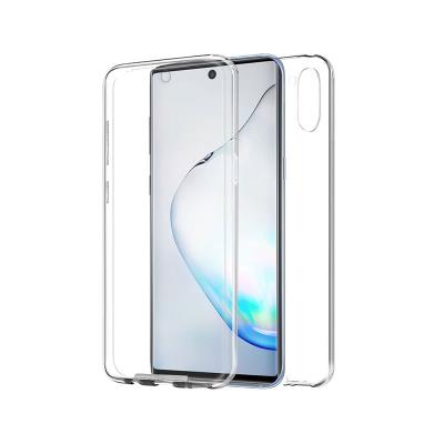 Capa Silicone Frente e Verso Samsung Galaxy Note 10 N970 Transparente