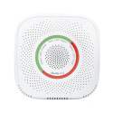 Sensor de Gás Shelly Gas LPG WiFi c/ Alarme Sonoro e Luminoso Branco