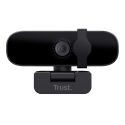 Webcam Trust Tanor Full HD con Micrófono Negro