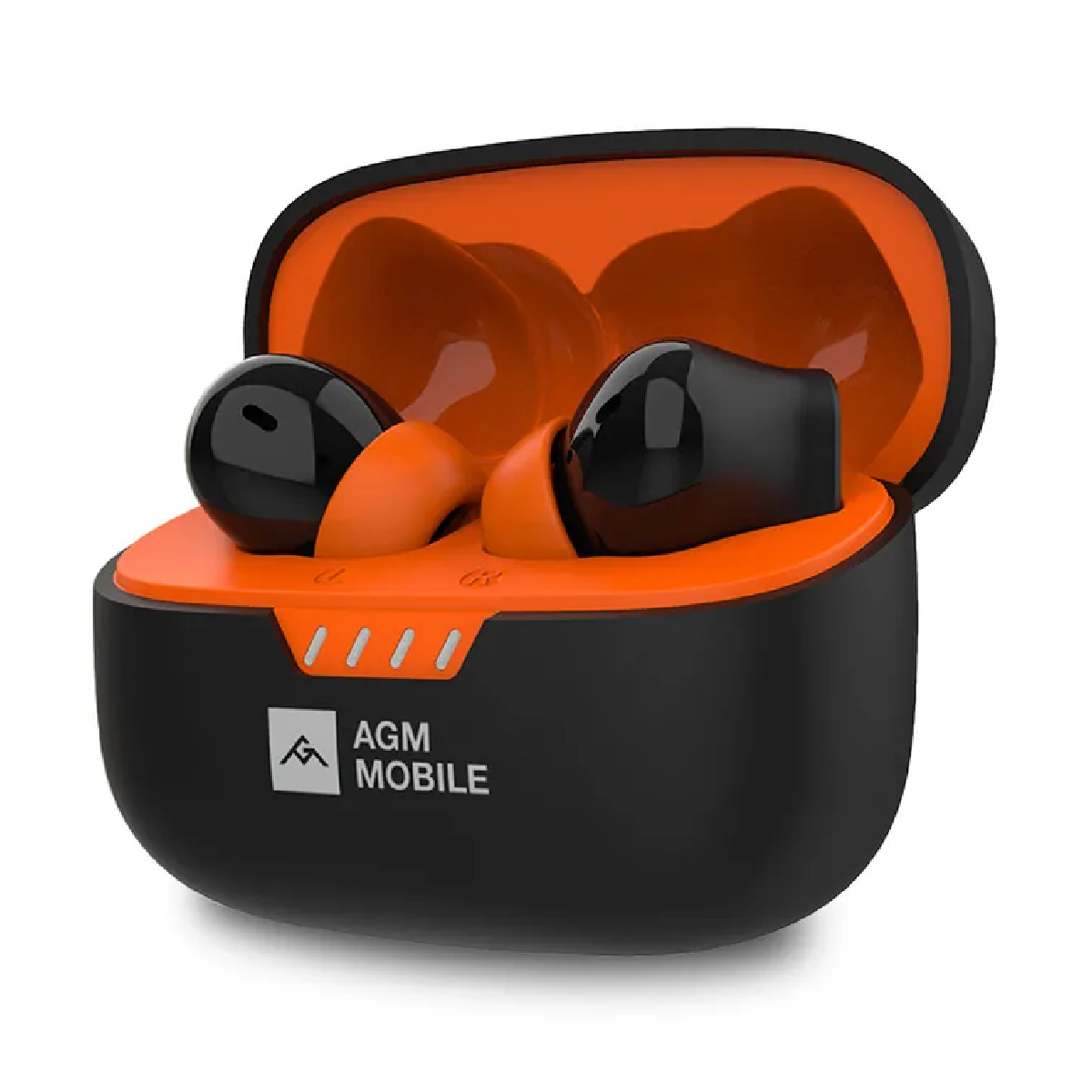 AGM Buds Bluetooth Earphones Black/Orange