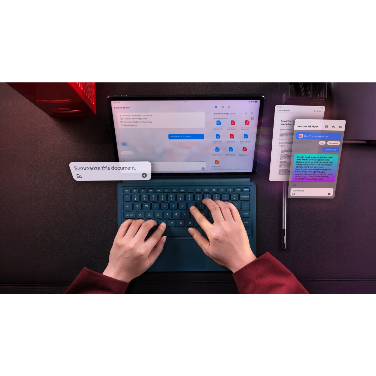Lenovo Yoga Tab Plus TB520FU 本体 充電器・ペン付き エンタメが