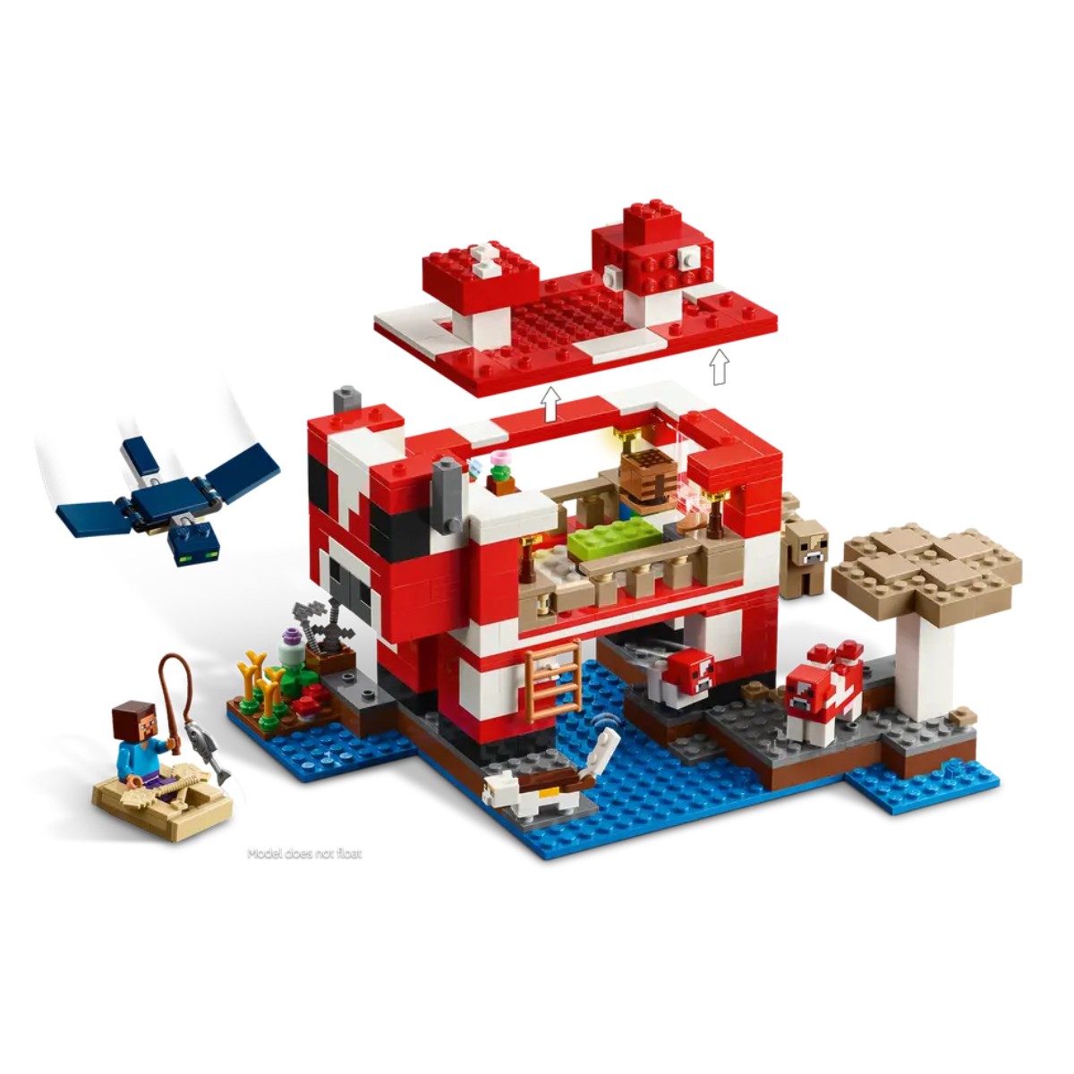 LEGO Minecraft La Casa Mooshroom 21270