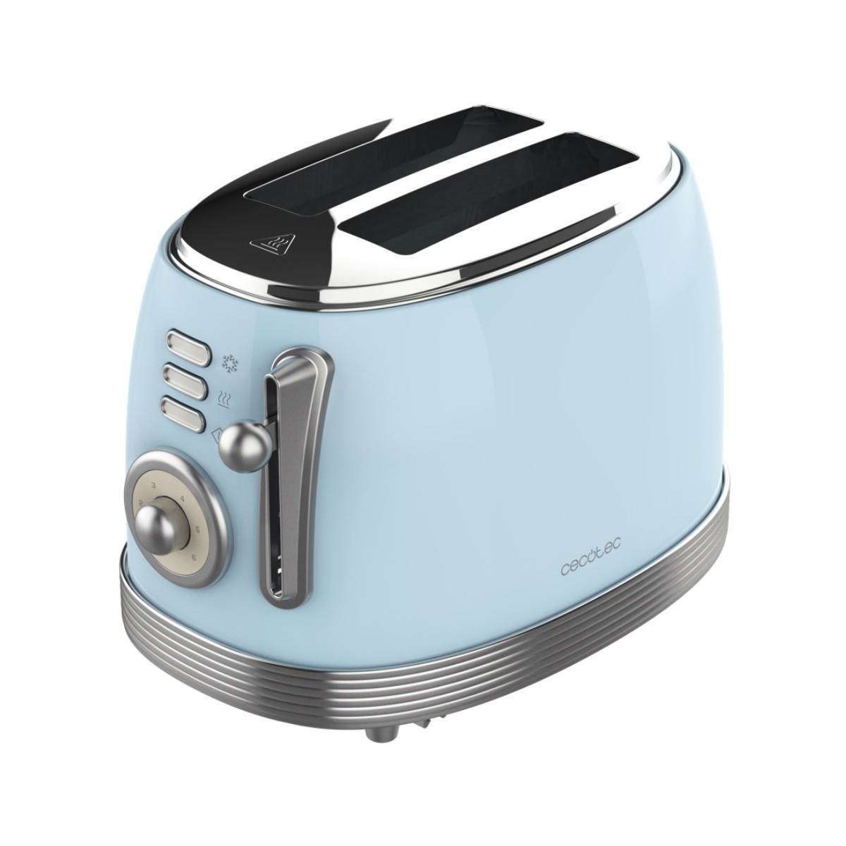 Cecotec Toast&Taste 800 Vintage Toaster 850W Blue 03208