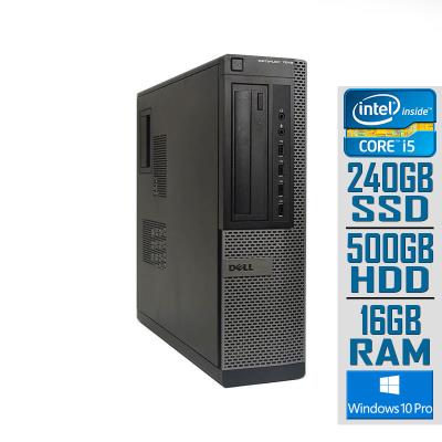 Desktop Dell 7010 DT i5-3470 SSD240+500GB/16GB Refurbished