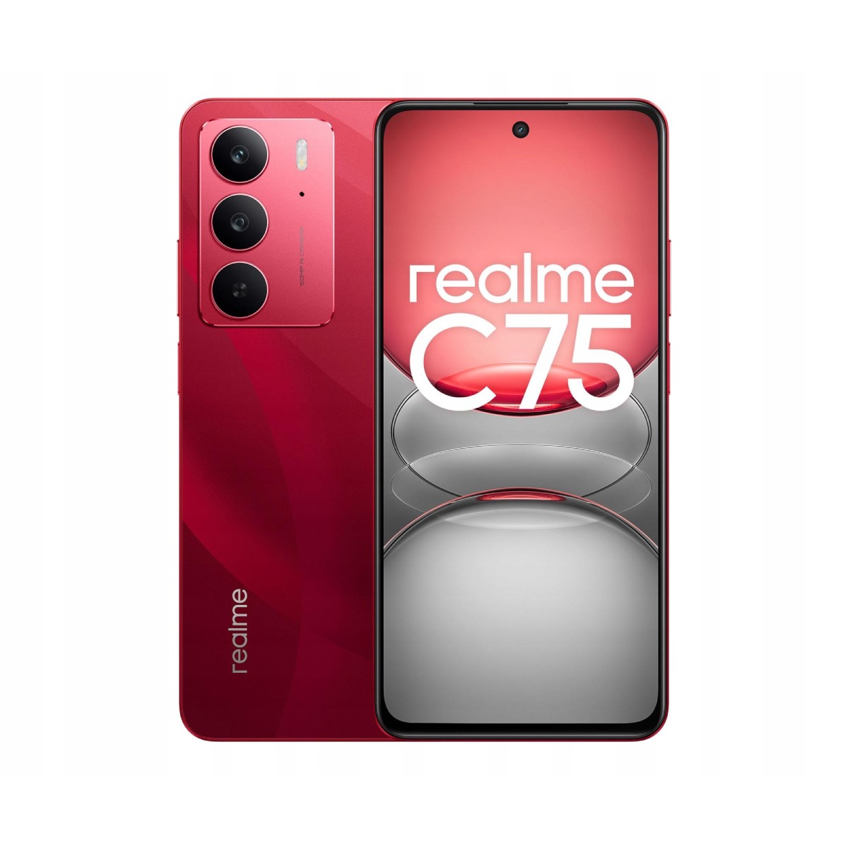 スマートフォン本体 realme C75 8/256 Mobile Realme C75, 8GB RAM, 256GB, Black, Dual SIM
