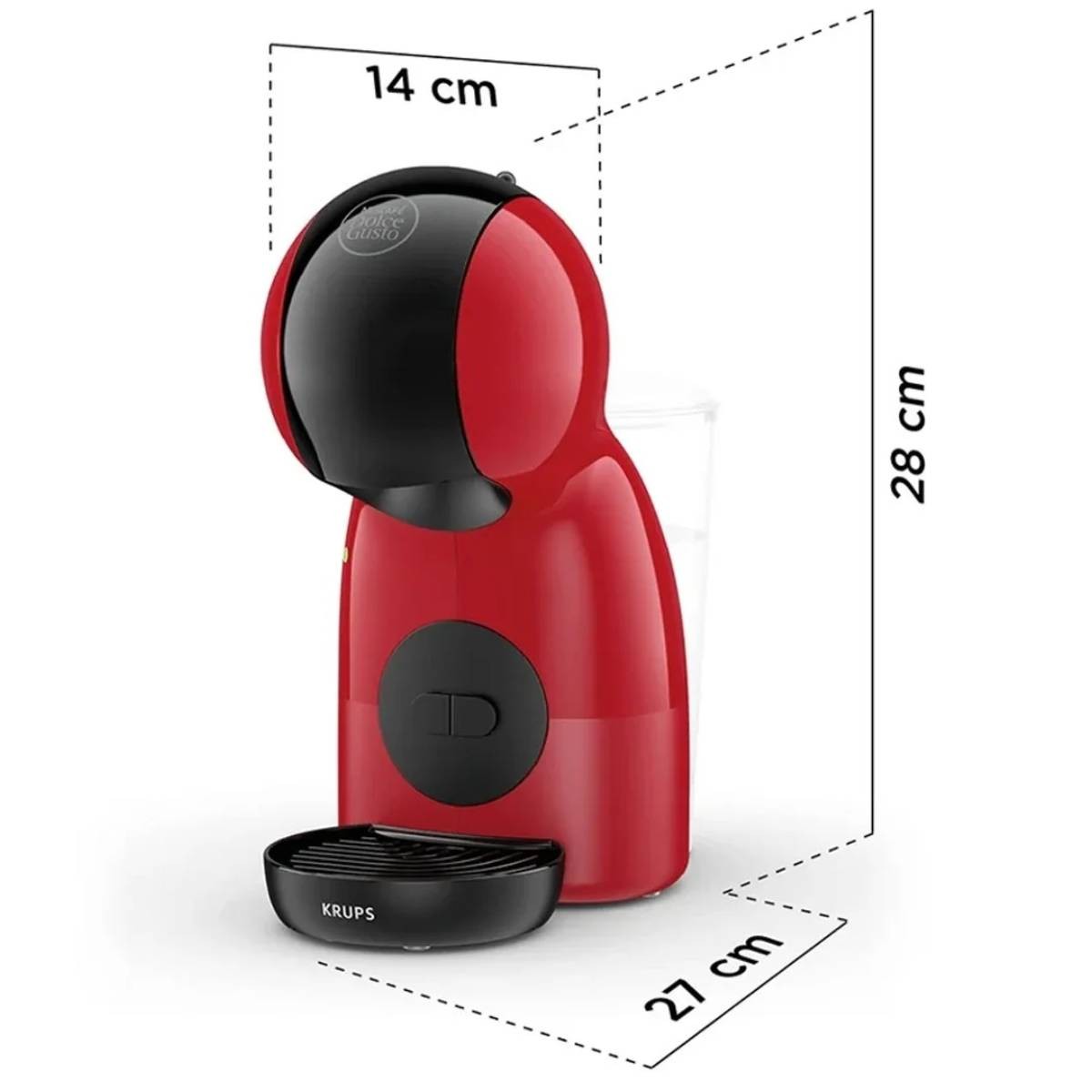 Krups KP1A35P16 Dolce Gusto Piccolo XS Red Coffee Machine